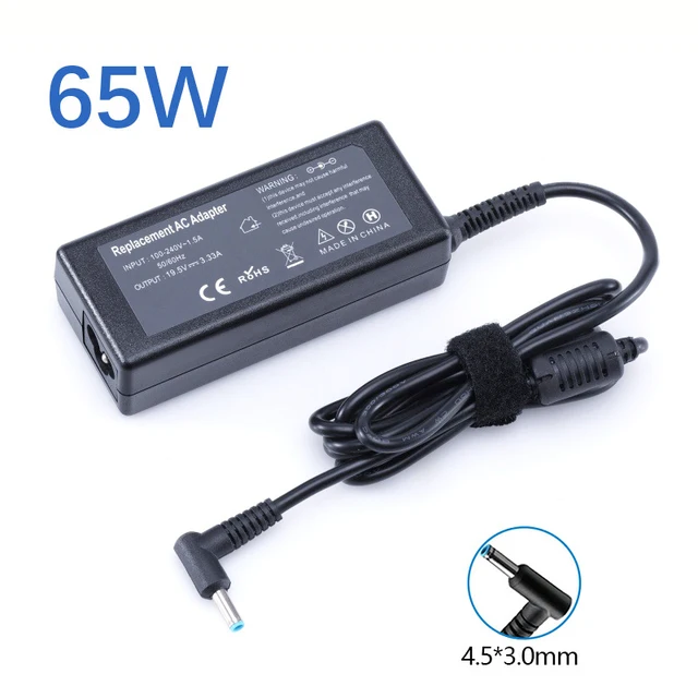 19.5V 3.33A 65W 4.5*3.0mm Adapter Laptop Charger For HP Envy17-j010us Pavilion 15-j000 Chromebook 11 G4 G5 EE 14 G3 246 Q129 248
