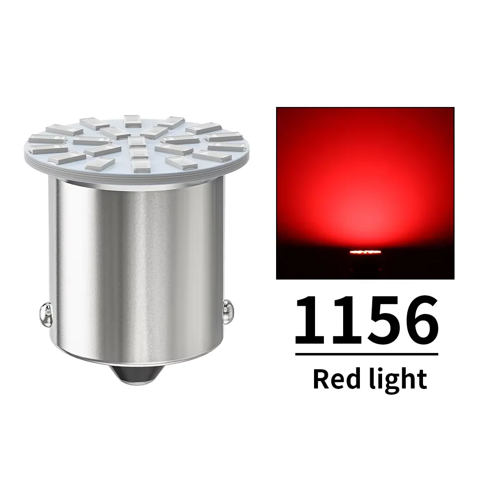Set of 10 LED Bulbs - 12V/24V, 6000K White, Turn Signal & Daytime Running Lights