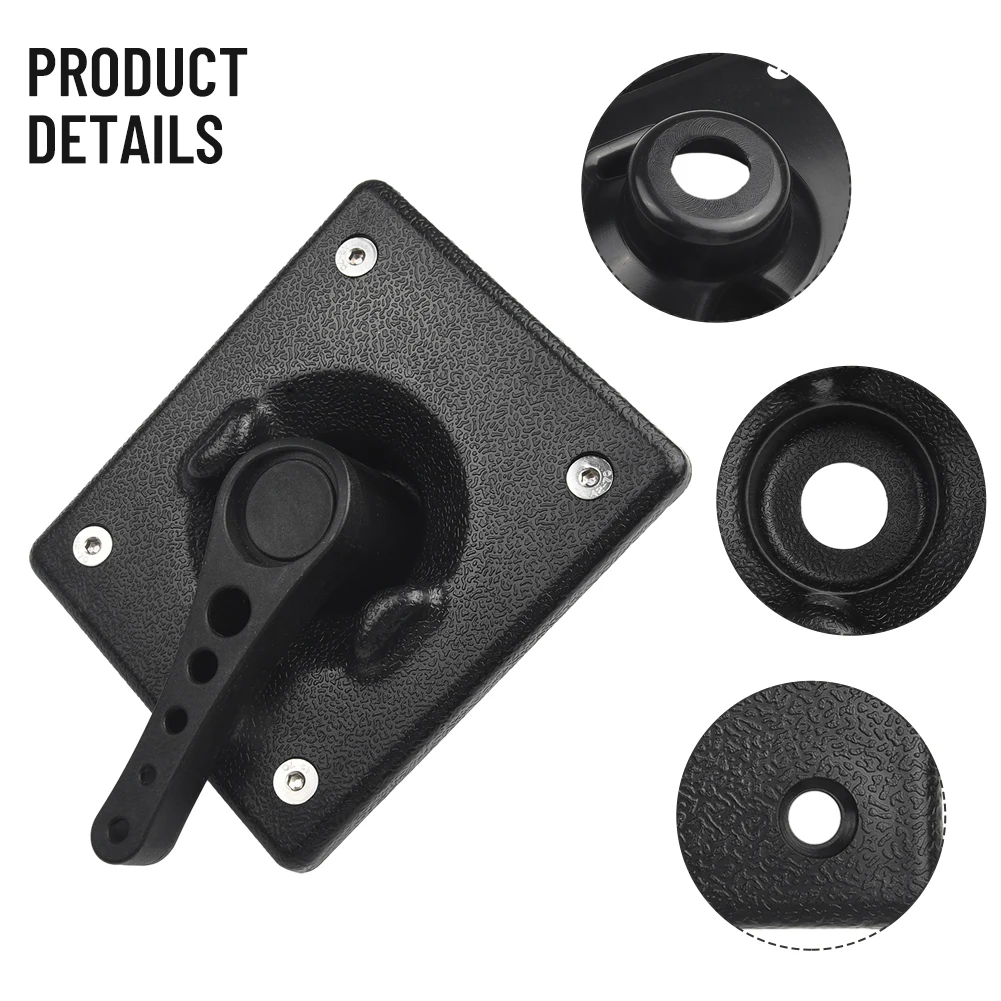 

High Quality Rudder Accessories Kayak Canoe Accessories Black Color Square Base ABS Material Canoe Gasket Large Gasket