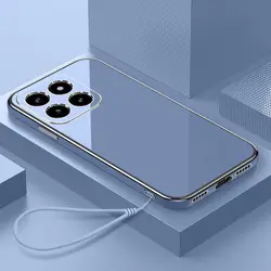 Enhanced Shockproof Silicone Back Cover with Electroplated Edges for InfinixNote40ProPlus (Gs6D grey)