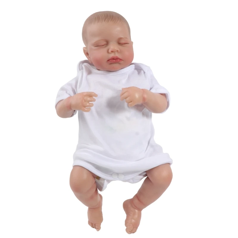 

17.7'' Toddler Reborns Toy Cuddle ClothBody Silicone Boy Children Gift
