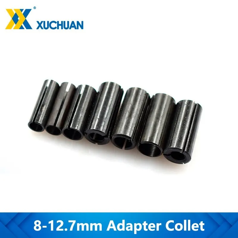 Tool Holder Adapter Collet 1pc 8-6/ 8-6.35/ 9.5-6.35/10-8/12-6 8 10/12.7-6 6.35mm CNC Router Tool