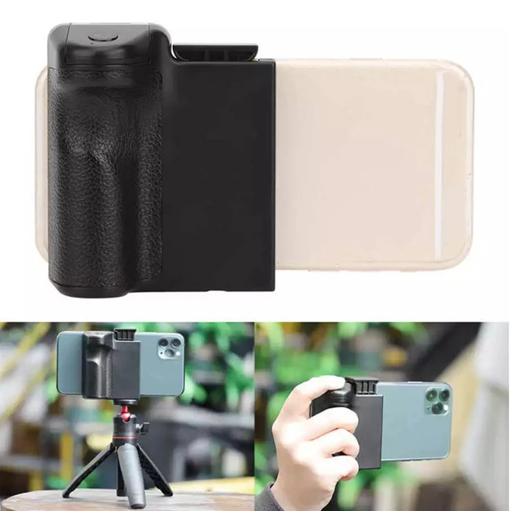 Camera Accessories Phone Clamp Holder Smartphone Handheld Selfie Booster Hand grip Bluetooth Remote Control Phone Shutter for iPhone Android Phone