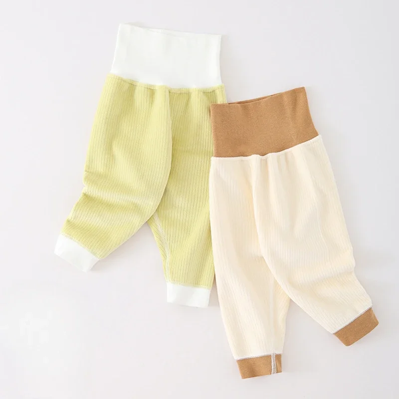 Autumn Spring Baby Girl Leggings Baby Boys Ribbed Full Length Infant Kids Clothes Skiny Pants Children Casual Warm Trousers