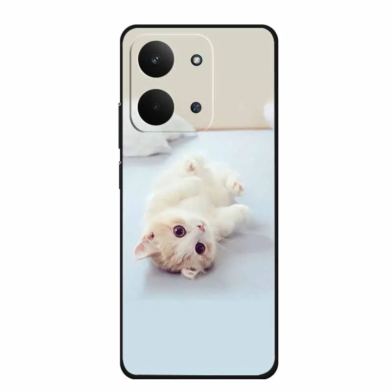 Sleek Black Silicone Soft TPU Phone Case - Protective Back Cover