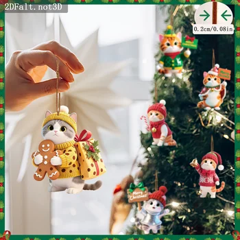 Christmas Wooden Tree Ornamentsr 1