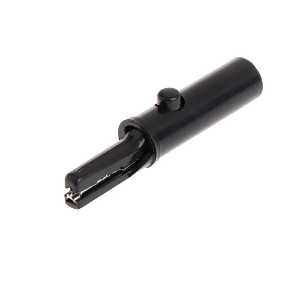 50mm Crocodile Clamp Probe Alligator Clip Alligator DIY Clips Test Probe Black Red Color Socket Cable Insulated Electric Clips