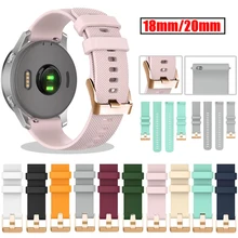 

For 18mm 20mm Soft Silicone Sports Strap For Huawei Watch 2 42/18/GT 2 42/Huami GTR 2E Strap Amazfit GTR 42mm GTS 2e Bracelet