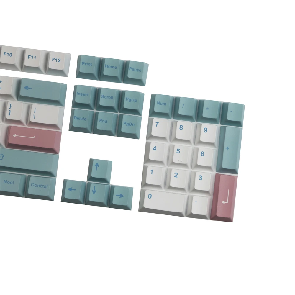Gmk Noel Keycaps Conjunto Teclado Mecânico Keycap Cereja Perfil Dye-sublimação Compatível Gk61 64 68 84 87 96 104 108 - Imagem 2