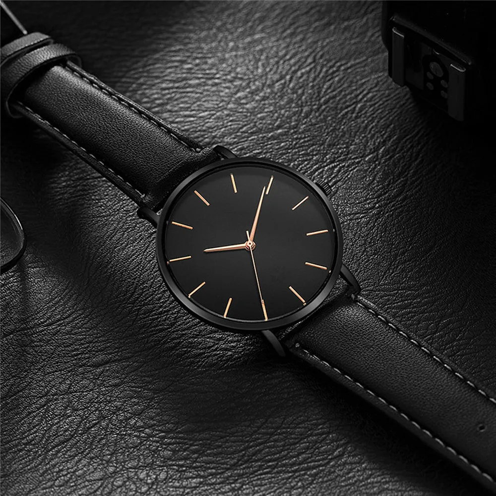 Leisure Simple Men Women Quartz Watch Fashion Male Female Clock Man Women WristWatch Fashion Dress Ladies Watch Gift For Men 3