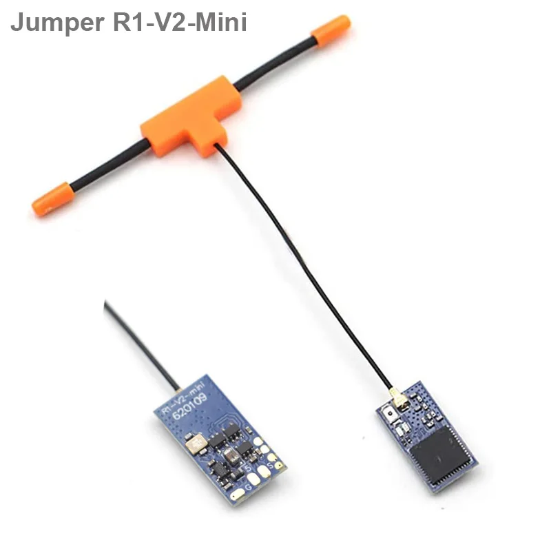 

Jumper R1 V2 Mini 2.4GHz 16CH Receiver Compatible with FrSky D16 XM+ RXSR SBUS Jumper T-Lite T18 T16 T12 T8SG for RC Drone