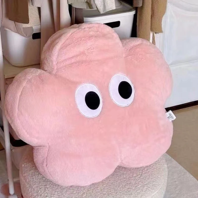 60cm Kawaii Pink Star Pillow Super Soft Cute Plush Toy Big Home Decoration Sleeping Pillow For Kids 2