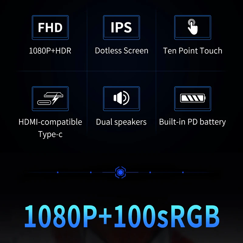 Ȯ  PC Ʈ  Xbox ġ PS4 PS5  ޴ , CŸ USB  ͸, 15.6 ġ 1080p, 12000mAh