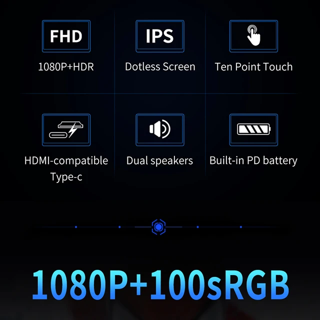 15.6인치 휴대용 모니터로 PC 게임 경험 극대화