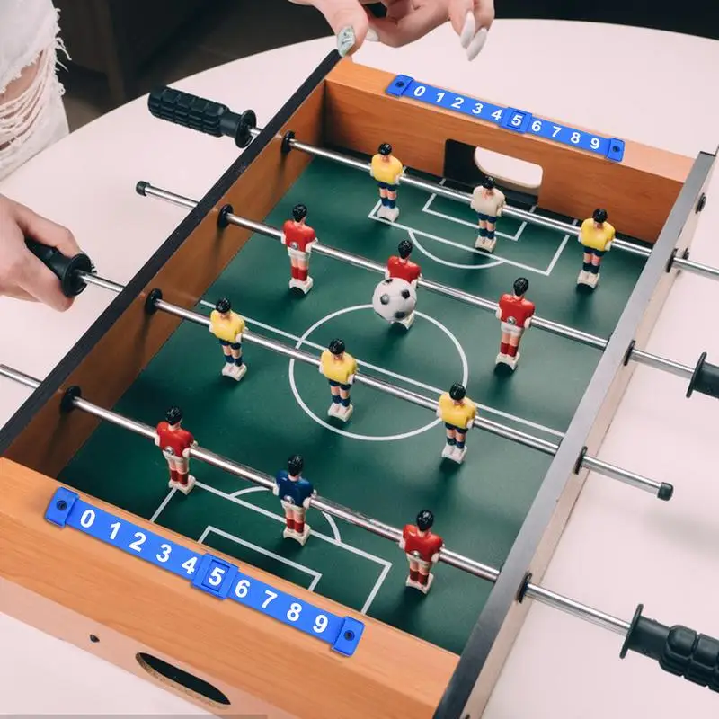 2 Pieces Foosball Counter Scoring Units 10 Numbers For Football Mini Scoring Accessories Keepers Standard Tables Scoreboard