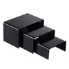 Riser for Counters, Different U-Shaped Displays Set of 3 Black Acrylic 1