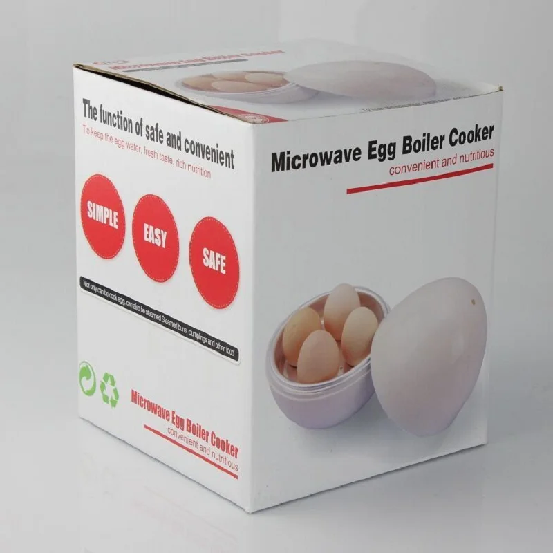 Egg Cooker Microwave Egg Steamer Boiler 4 Eggs Capacity