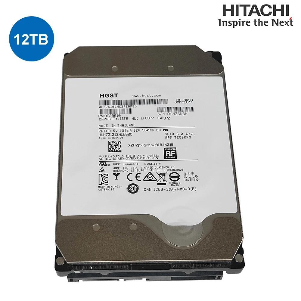 HITACHI NAS 2 ТБ 3 ТБ 4 ТБ 6 Тб 8 ТБ 10 ТБ 1 2 ТБ 3,5 дюйма SATA3.0 ...