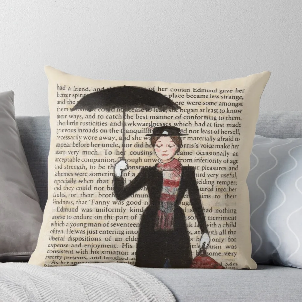 

Mary Poppins Throw Pillow Room decorating items Christmas Pillowcase