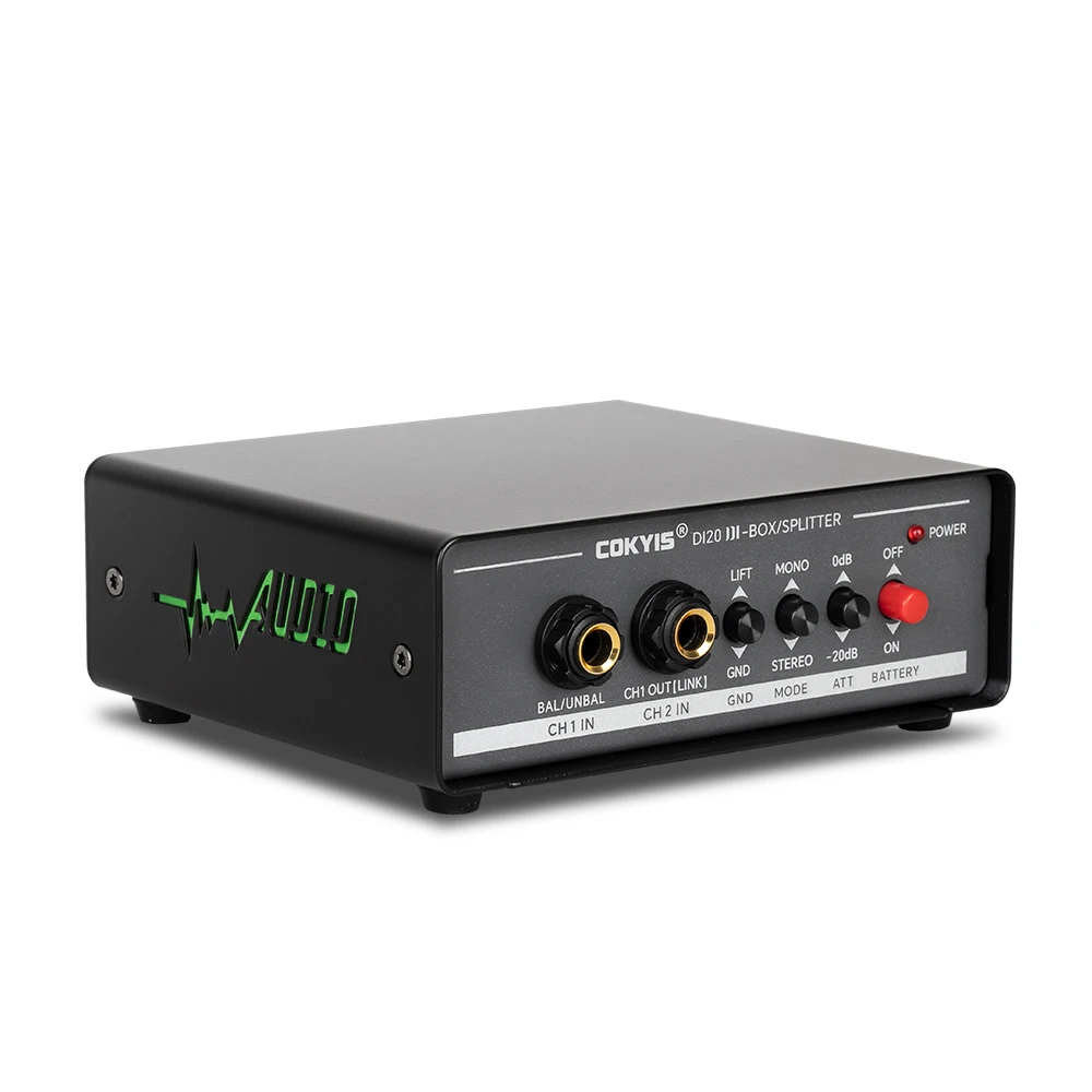 오디오 신호 절연기 다채널 XLR 6.35mm 고임피던스 출력 절연기