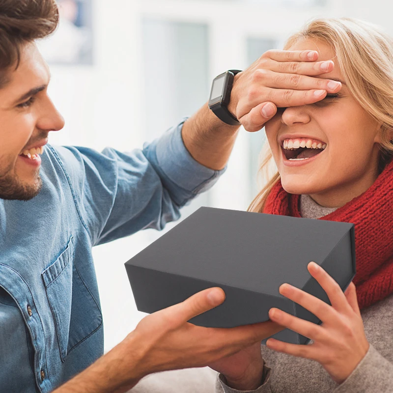 Magnetic Gift Box with Lid, Foldable Storage Container, Luxury Collapsible Cardboard Pa... - SKU MGBL1040 - UGI Packaging