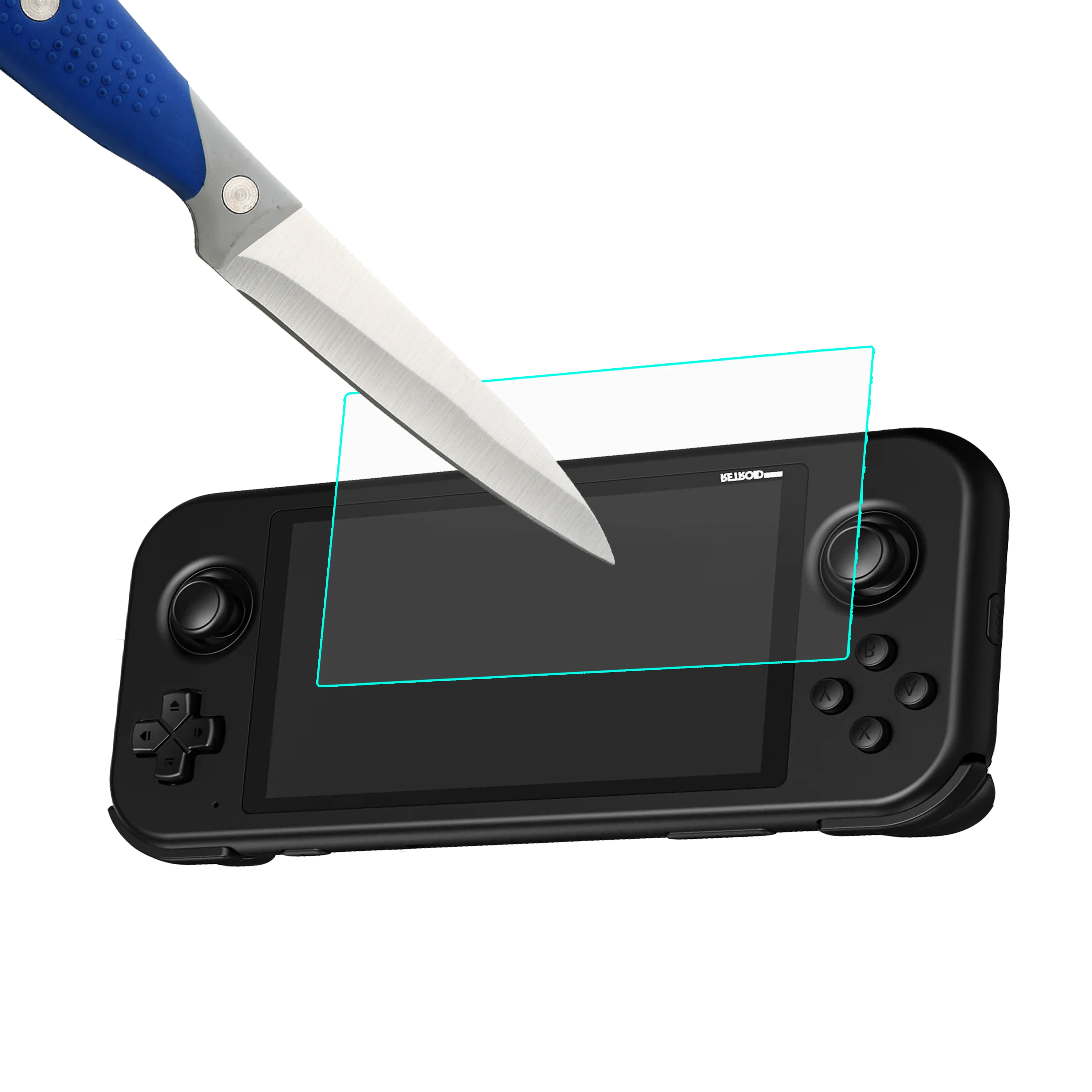 retroid pocket 3 ＋ plus フィルム貼り付け済 Mr.Shield [3-Pack] Screen Protector For Retroid Pocket 3