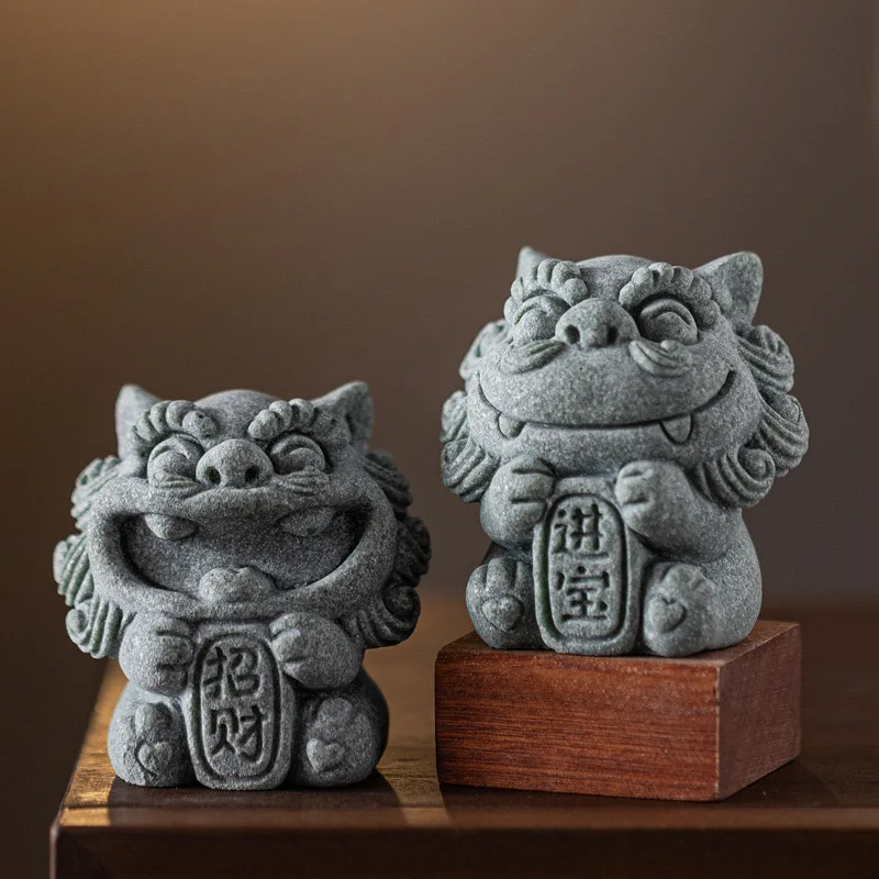 

Fengshi Ye Tea Pet·Tea playing decorations·Chinese Fashion Little Lion·Popular desktop decorations in China