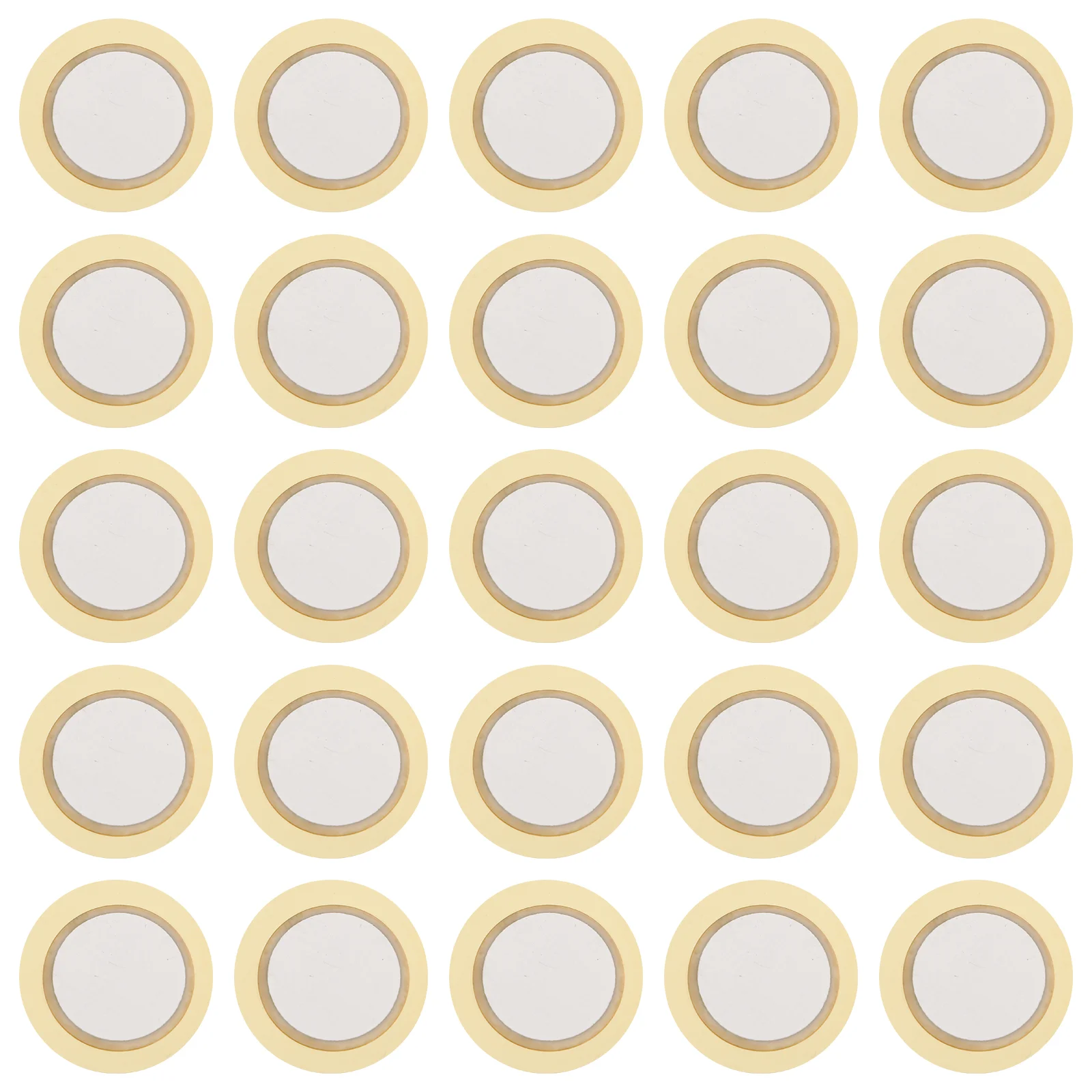 

50 Pcs 27mm Buzzer Film Gasket Drum Triggers Transducer Pickup Acoustic Mic Piezo Discs
