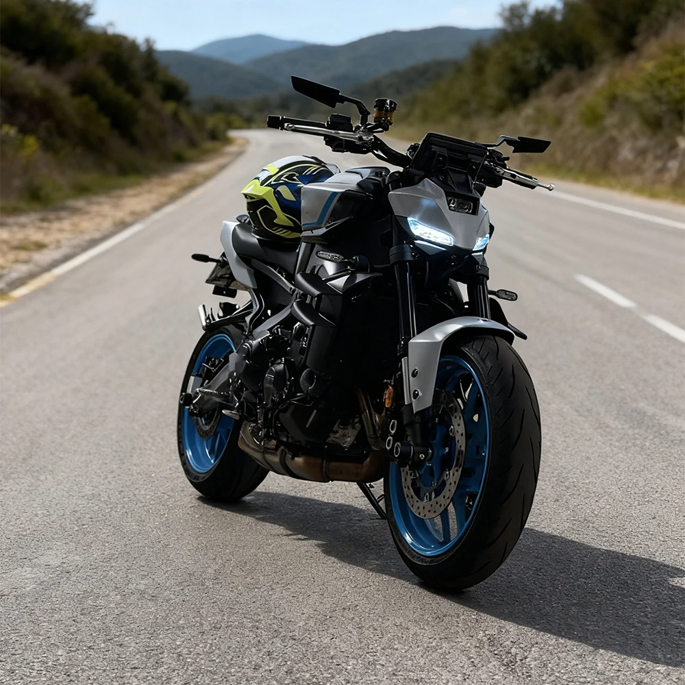 Yamaha MT-09 MT 09 SP 2017-2022 2023 2025 2026 오토바이 미러 스텔스 윙렛 미러 키트 회전 조절식 미러
