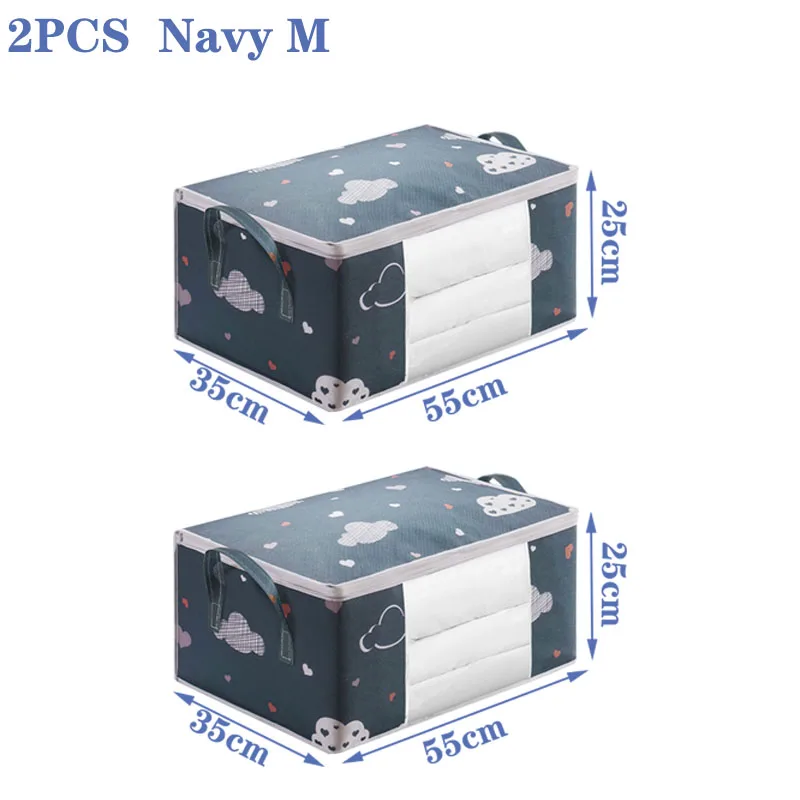 2pcs navy 50L