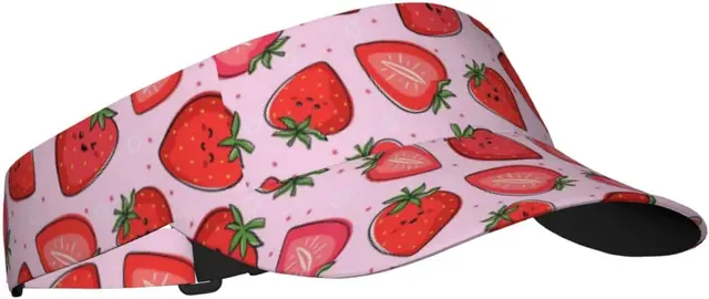 Baseballkappe Mit Erdbeer-Motiv | Verstellbar Für Männer & Frauen | Used-Look | Für Sport & Outdoor