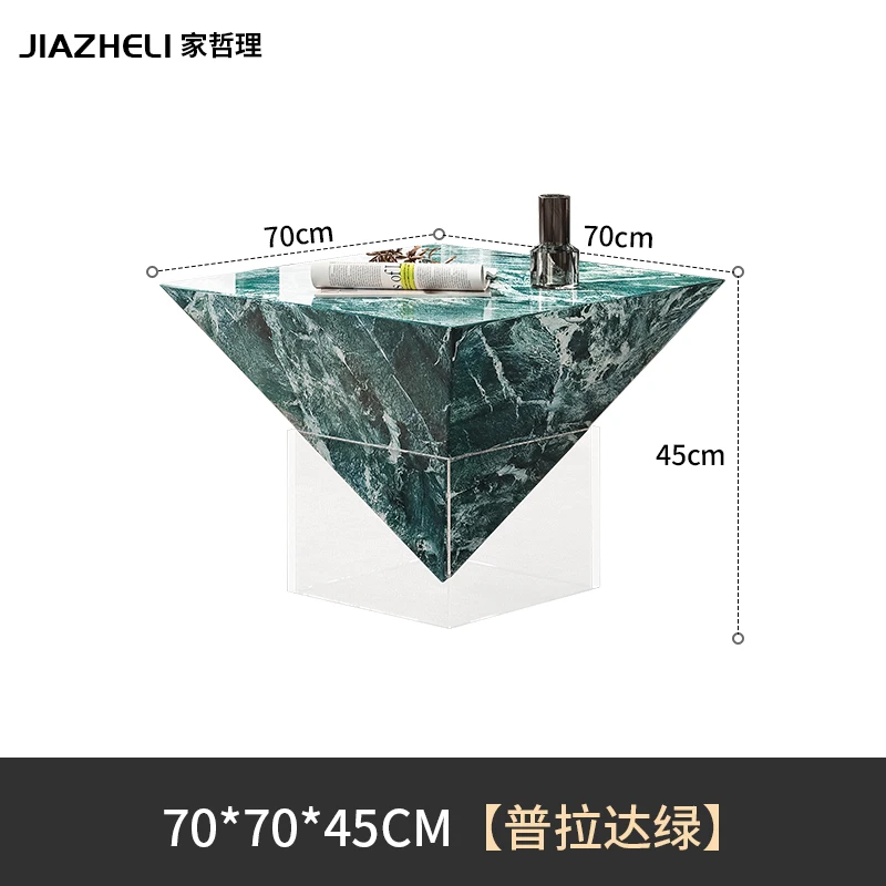 طاولة قهوة فنية جديدة راقية مصممة من حجر الأكريليك...