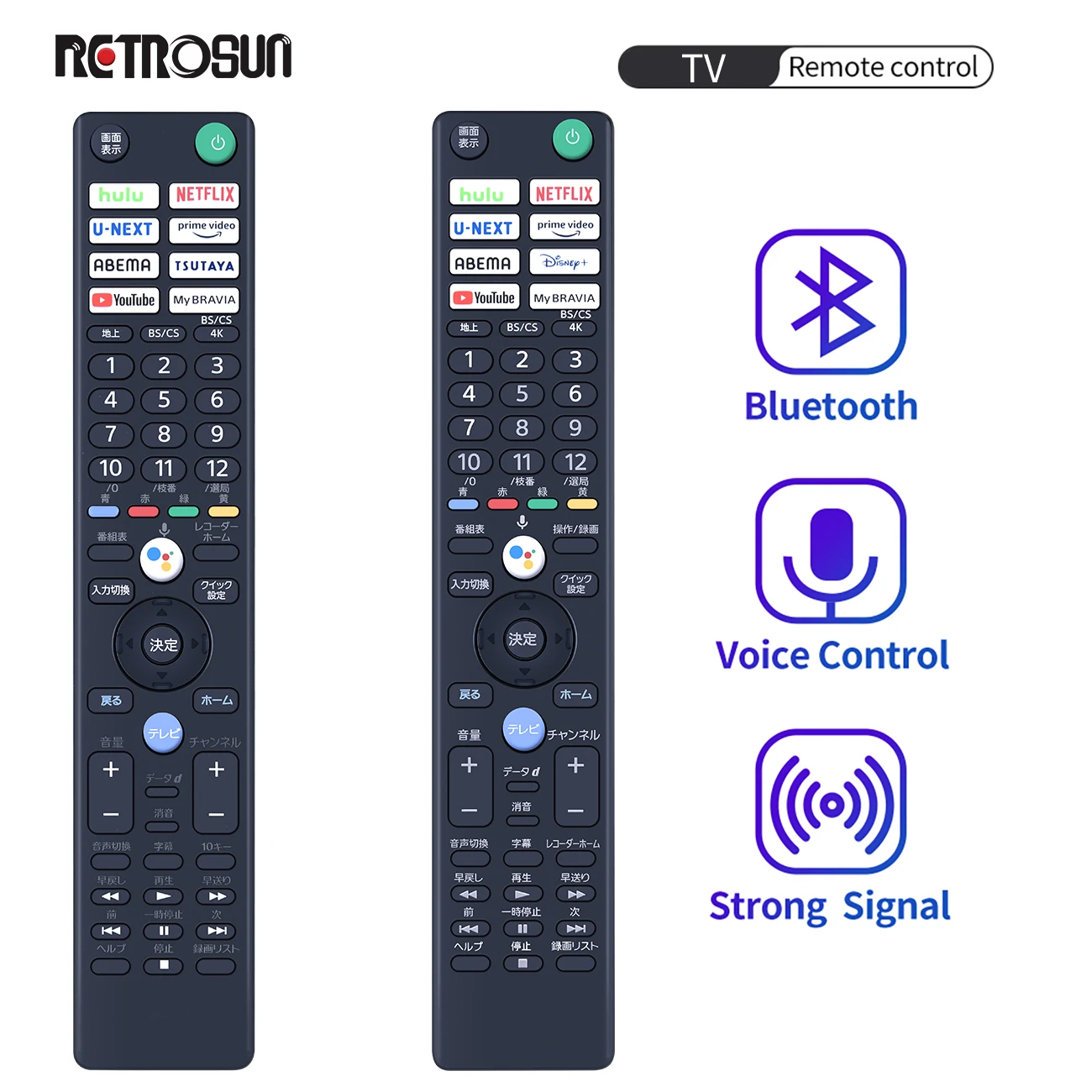 

New Voice Remote Control for Sony TV RMF-TX431J RMF-TX441J Japanese