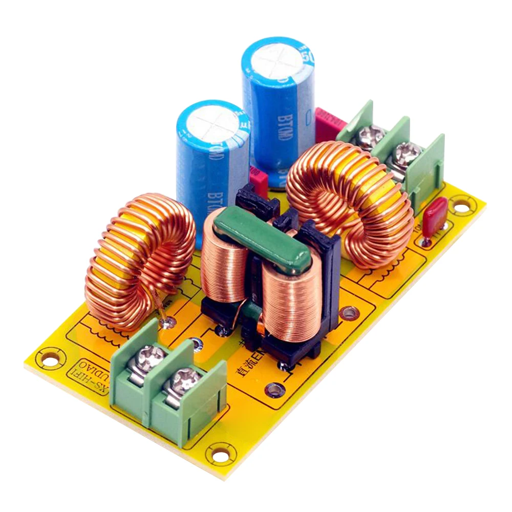 2A 4A 10A 20A DC LC Filtro EMI Filtro di interferenze elettromagnetiche EMC FCC Modulo di filtraggio di potenza ad alta frequenza