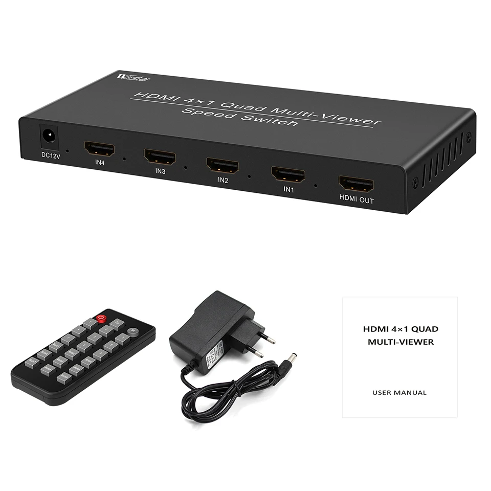 HDMI Matrix Switch 4X2 with Multiview 4K HDMI Multi-Visor 4X1 HDMI Quad  Spilt Screen Multi-viewer Dual Monitor Seamless Switcher - AliExpress