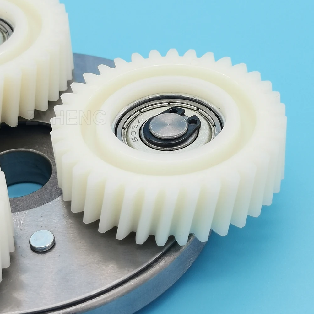 35T Oblique Gear 47.3x13mm Nylon Helical Gears With 608z Bearings