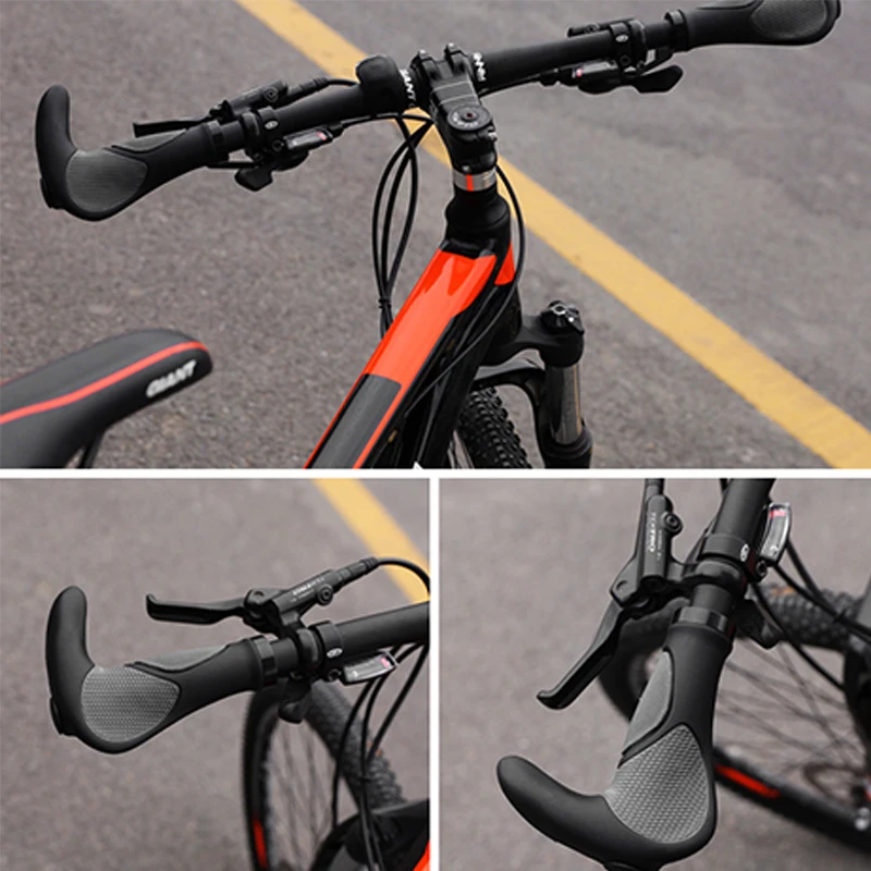 Mountain Bike Meat Ball Rubber Handle Grips Bicycle Grip Grips Riding Accessories Bicycle Handles Non-slip