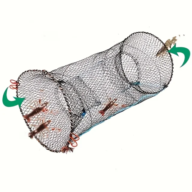 1pc Foldable Spring Fishing Cage,Fishing Net for Crab, Fishing Tackle 5