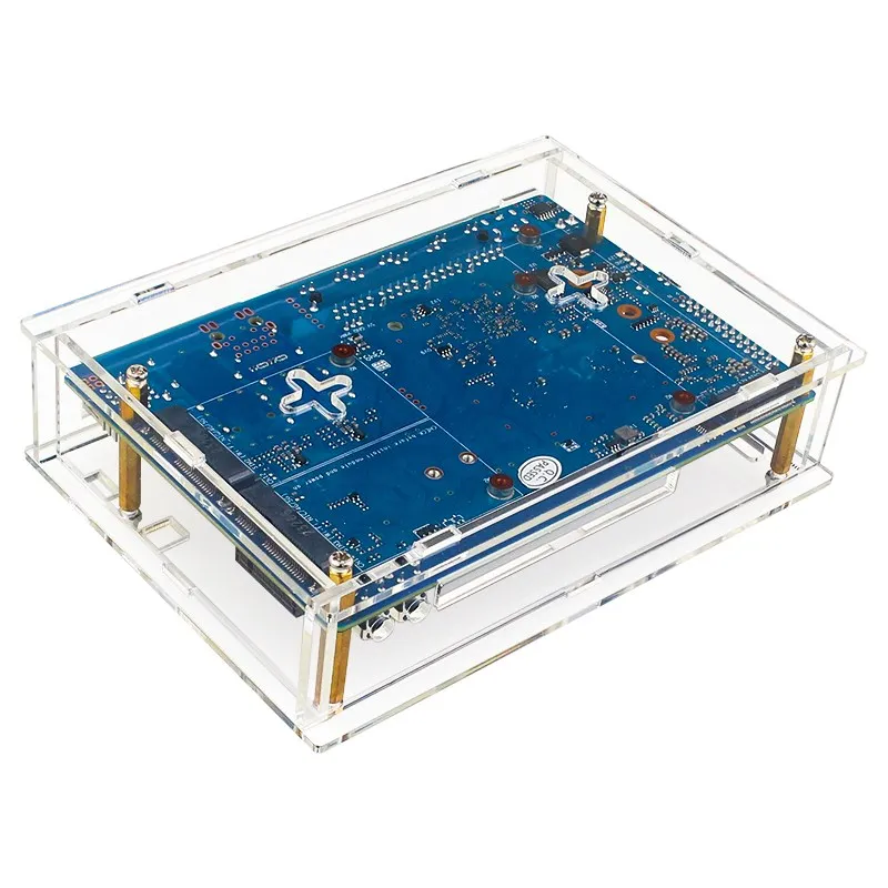 Banana Pi BPI-R4 Acrylic Case Transparent Shell Optional Cooling Fan Heatsink fo