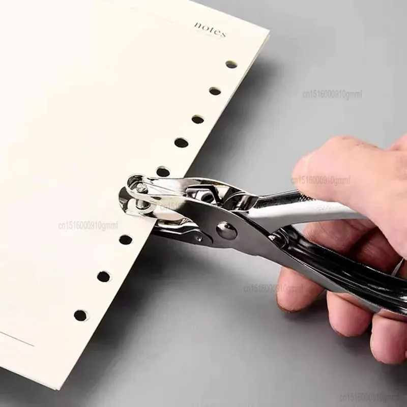 Portable Metal Single Hole Punch Plier Handheld Loose Leaf Paper Puncher  For DIY Notebook Scrapbook Diary Office School Binding - AliExpress