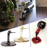 Fashion Display Your Favorite Wine Spilled Wine Bottle Holder Unique Way Fun Wine Bottle Stand ABS Creative Bottle Rack 1