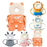 Stuffing Animal Shape Baby Back Protection Pillow Backpack Toddlers Head Protection Pillow Anti-fall for Baby Walking & Crawling 1