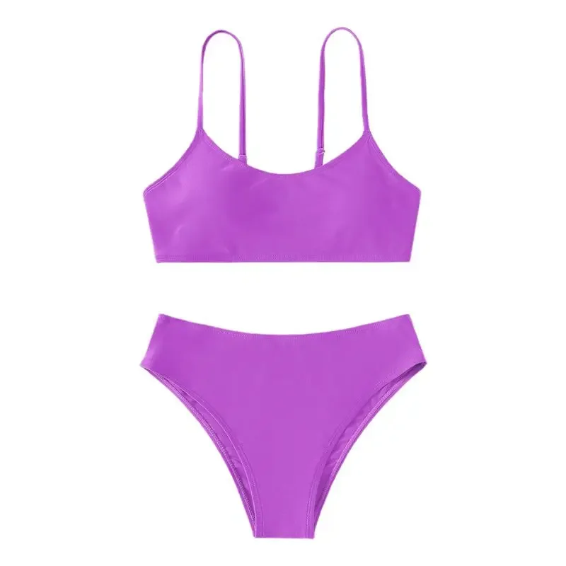 8-14 Years Teenager Bathing Suit Beachwear Children Girls Bikini Set t Kids Swimsuit Swimwear