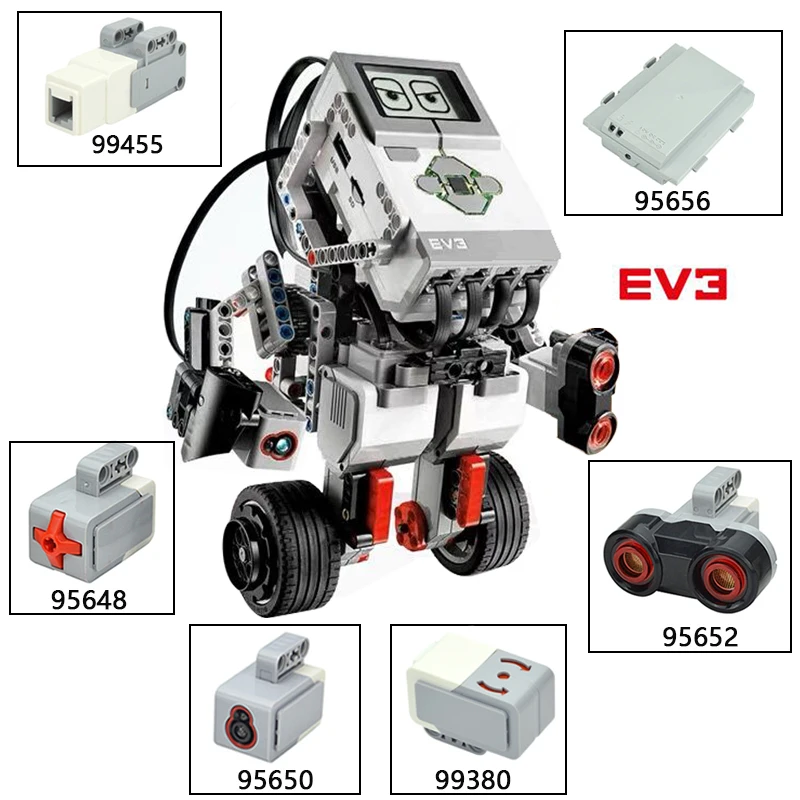 ハイテック電源機能シリーズ45544 ev3カラーセンサー超音波