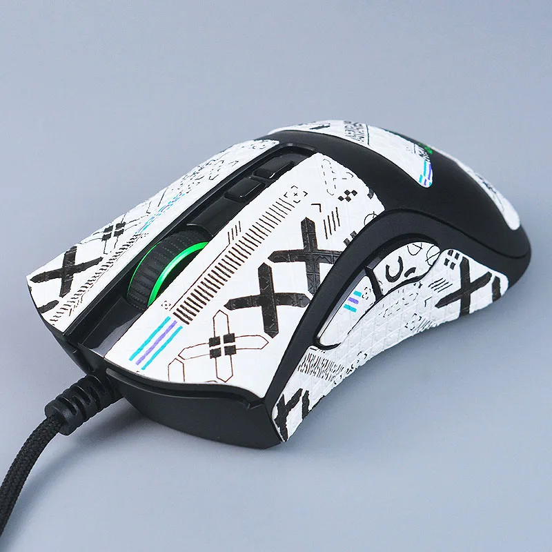 마우스 스케이트 땀 방지 패드 Razer Deathadder V2/ Pro/ DeathAdder Essential Mouse 용 미끄럼 방지 그립 테이프