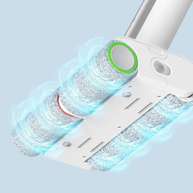 이중 브러시, 자체 견인력, 실시간 청소를 갖춘 XIAOMI MIJIA 듀얼 브러시 무선 걸레질 기계