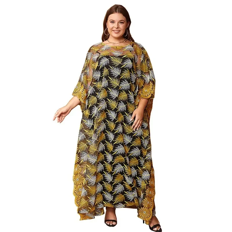 

Free Size Kaftan Dubai Abaya Muslim Long Maxi Dress New African Dresses For Women Pakistani Caftan Marocain Qatar Islam Clothing