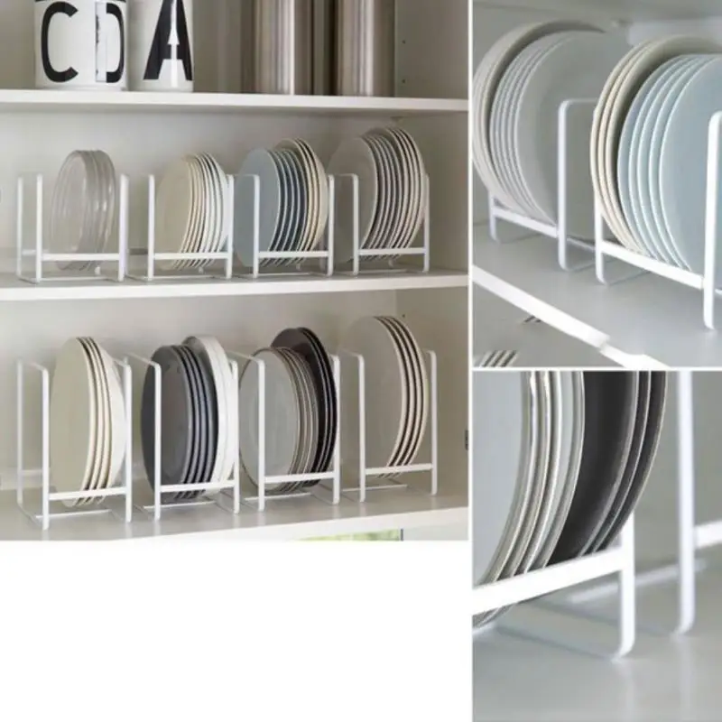 Plate Rack Kitchen Organizer Countertop Pot Cover Holder Cabinet Corner  Dish Rack Drying SinkTableware Dish Drainer Rack Storage - AliExpress