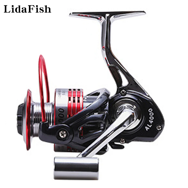 

LIDAFISH Newest Full Metal Body Spinning Fishing Reel 5.0:1 High Speed Left/Right Interchangeable Fishing Wheel