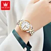 OLEVS Luxury Quartz Watch for Women Stainless Steel Watch Luminous Waterproof Week Date Elegant Dress Ladies Wristwatch 5567 3